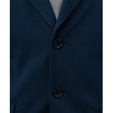 Пиджак синий трикотажный